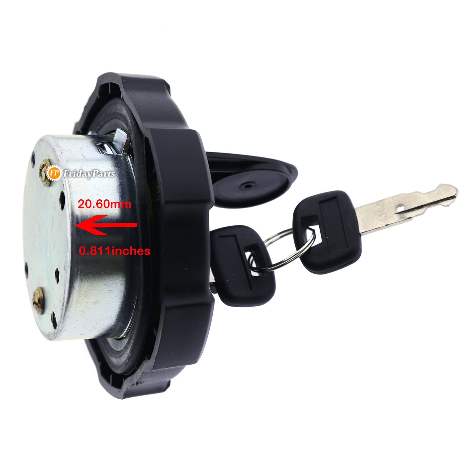 かるぴすきゃっぷ Amazon | FridayParts フューエルキャップ 2658575 W/キー 459A