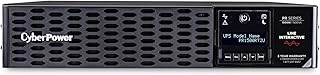 CyberPower PR1500RT2U Smart App Sinewave UPS System, 1500VA/1500W, 8 Outlets, 2U Rack/Tower, AVR
