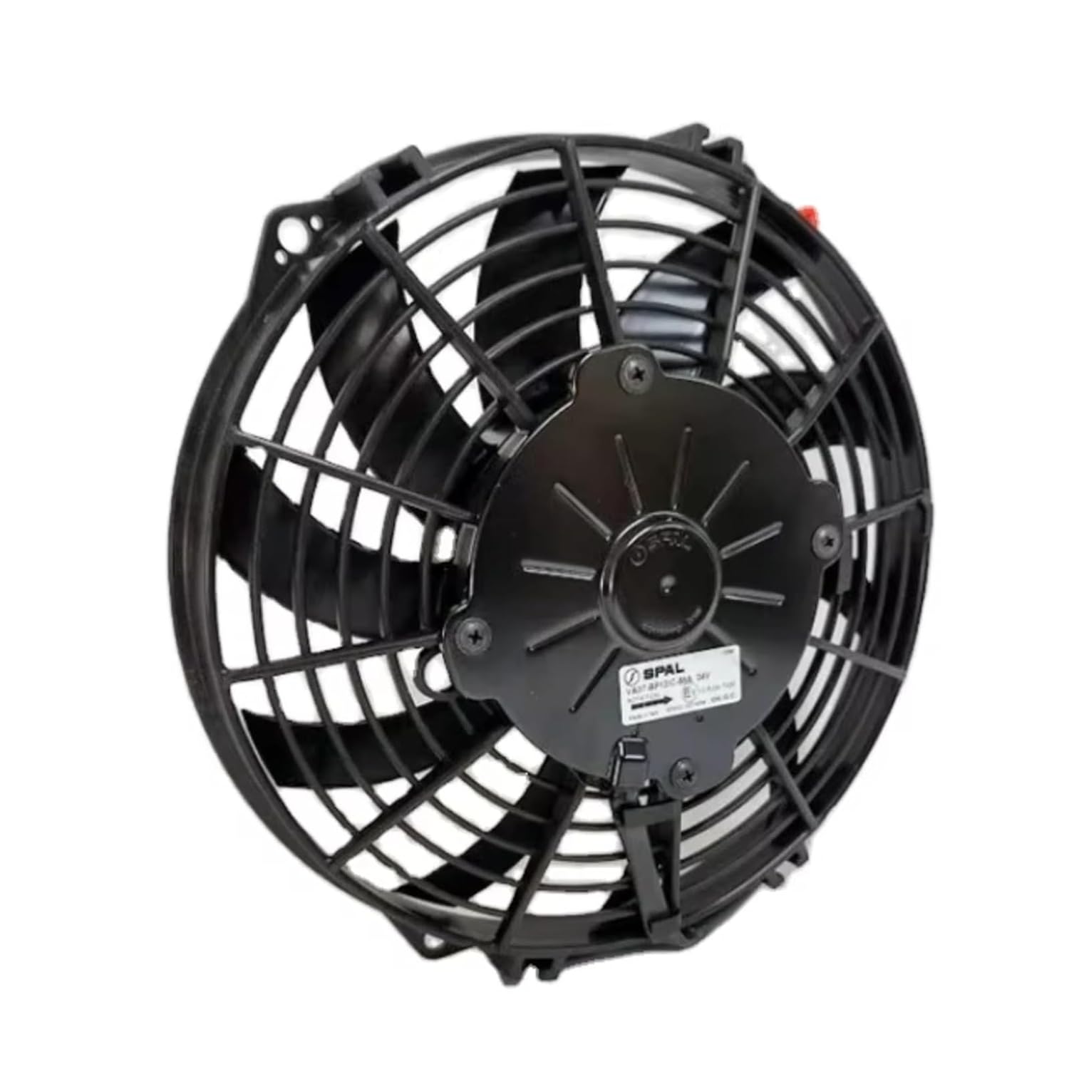 Engine Cooling Fan Mount Kit 9 Inch 225mm Cooling Fan Radiator Fan for Bus Refrigerated Truck VA07-BP12/C-58A 24V Suction Radiator Cooling Fan