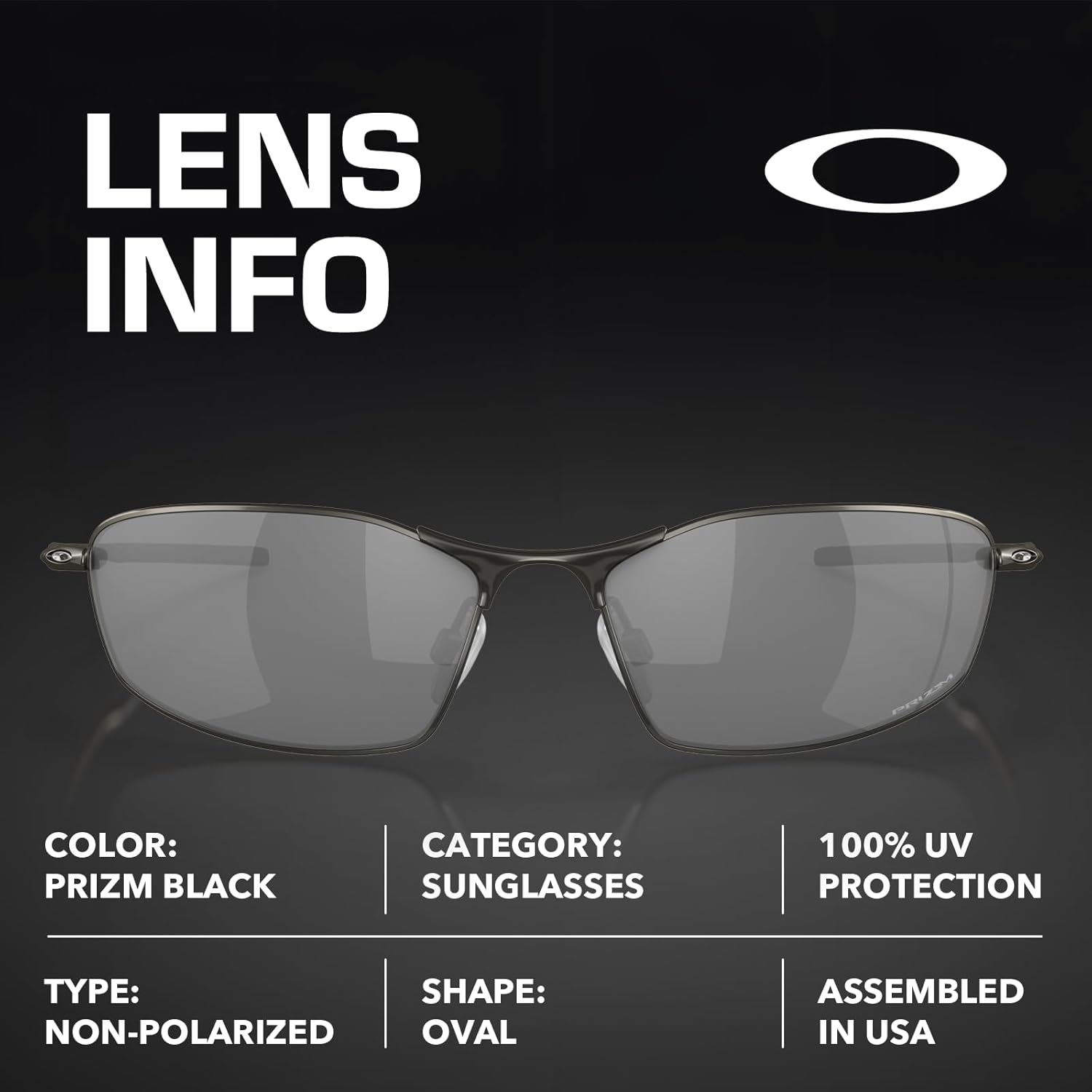 Oakley WHISKER OO4141 Oval Shape Sunglasses With Official Eyewear Kit