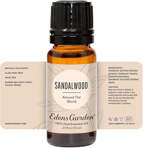 Miniatura 8 de Edens Garden Aceite esencial de sándalo alrededor del mundo 100% puro grado premium, sin diluir, natural, terapéutico, aromaterapia, lo mejor para
