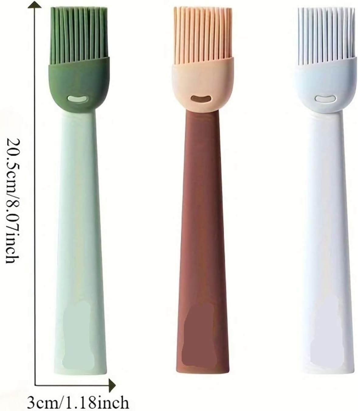 3pcs Silicone BBQ Oil Brush Basting DIY Cake Bread Butter Baking Brushes Kitchen Cooking Barbecue Accessories Tools