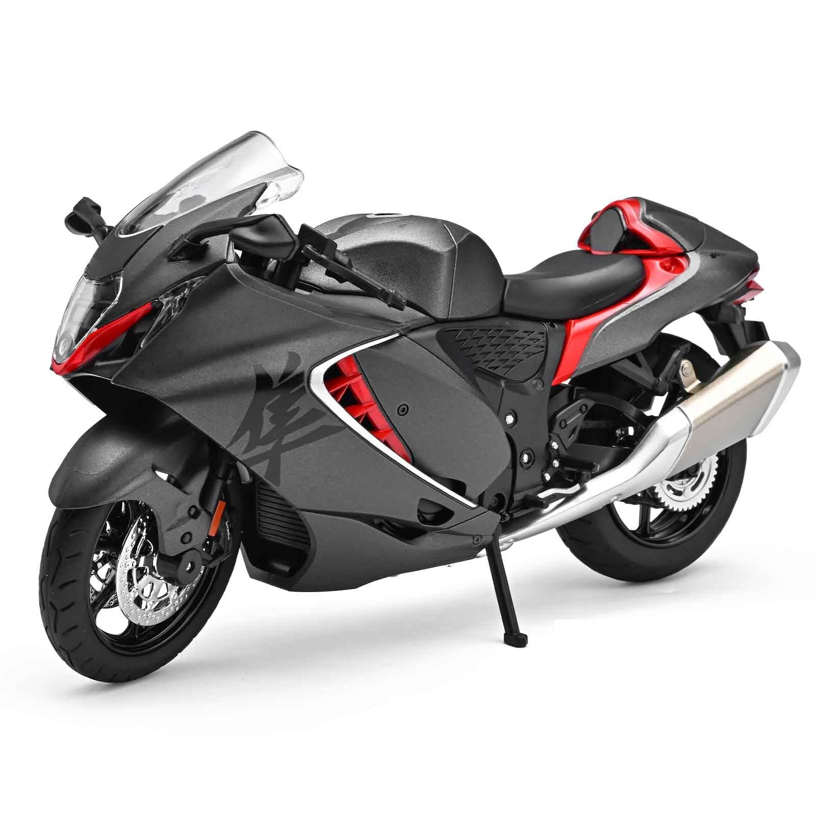 UTJUYFCGF for Suzuki Hayabusa GSX1300R Motorcycle Alloy Metal Diecast Model Racing 1:12