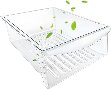 240530811 Refrigerator Meat Cripser Pan Compatible with Frigidaire Kenmore Refrigerator -Replaces 240530801, 240530813,240354201