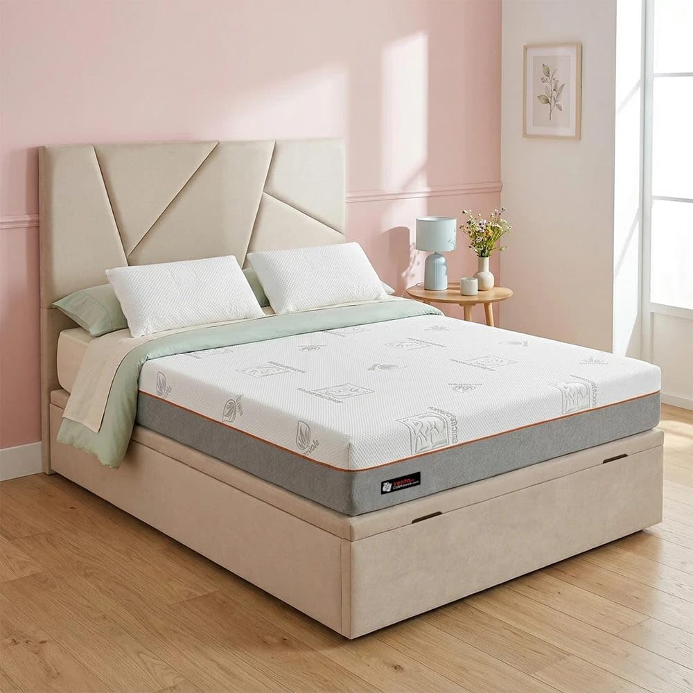 Ventadecolchones - Colchón Viscoelástico Visco 8 Air Antiescaras - 135 x 190 cm - para Cama Articulada