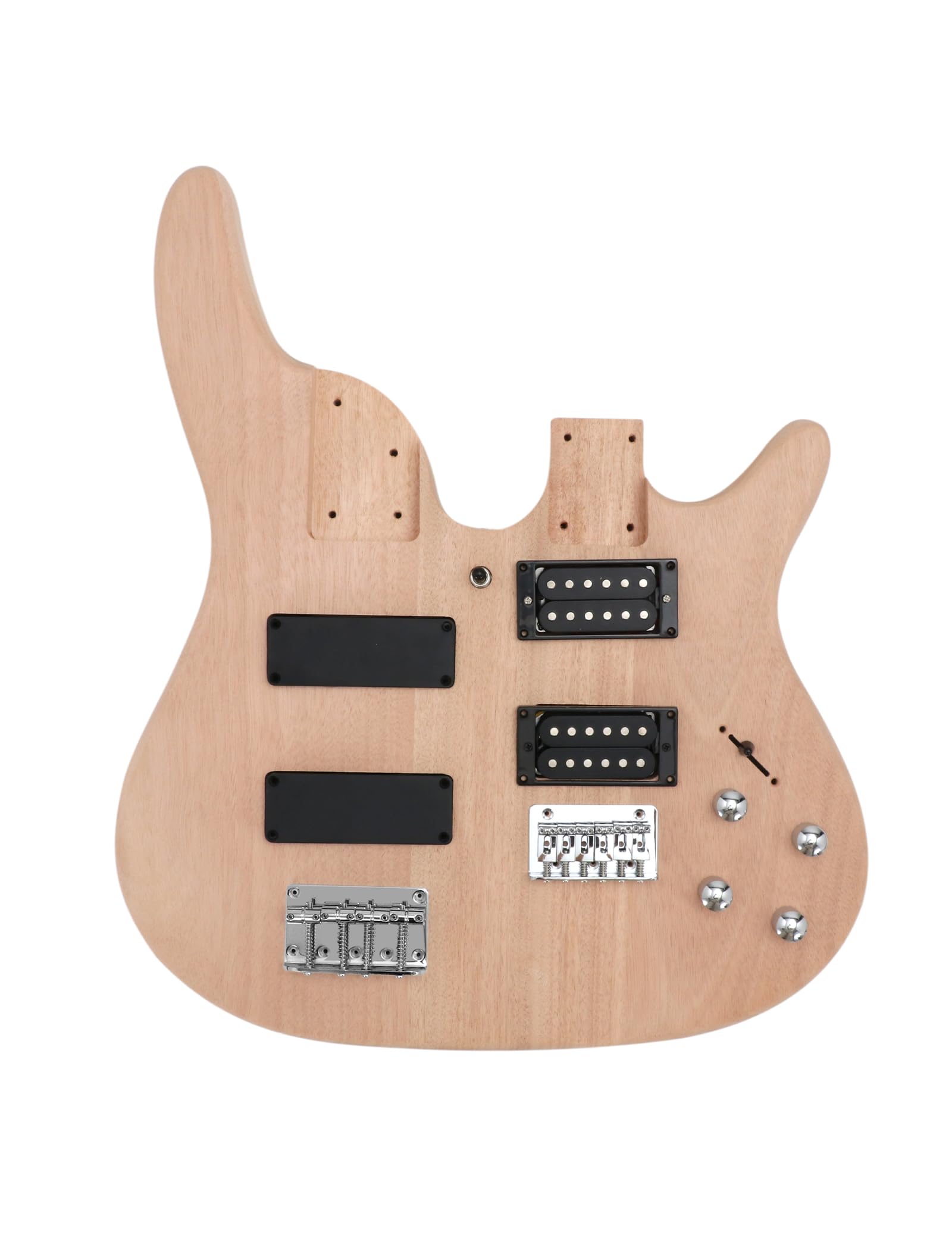 Amazon | Fistrock ダブルネック DIY エレキギターとベースキット 6弦