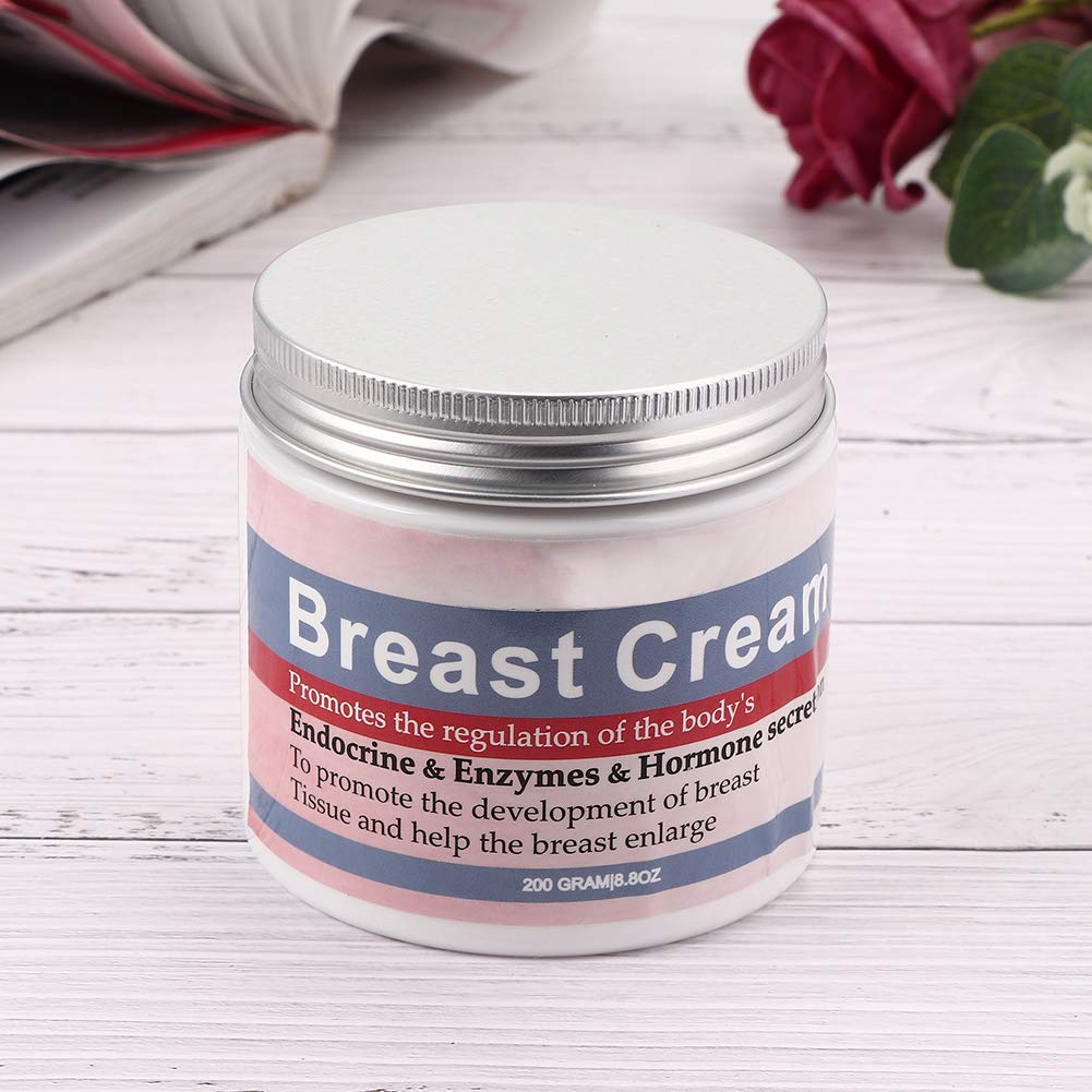Crema de Aumento de Senos de 200 G, Crema Reafirmante para el Aumento del Busto que Levanta el Crecimiento de los Senos para el Cuidado de la Piel del Busto de Senos Caídos para Mujeres Más Seguras