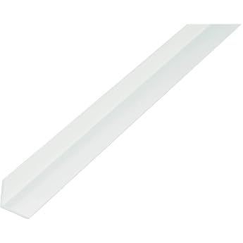 Alberts 488246 Angle Profile, Plastic, White, 1000 x 30 x 30 mm