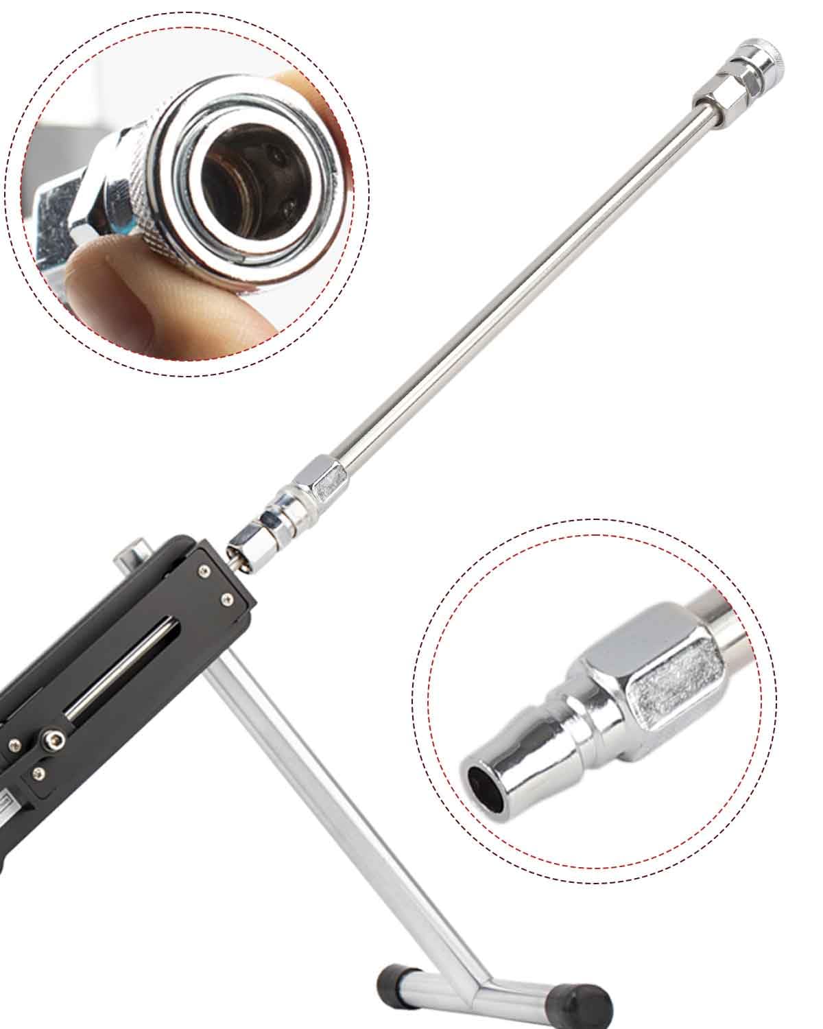 Fredorch Accesorio para máquina sexual, barra de extensión de 11,81 pulgadas adaptador de máquina de amor de acero inoxidable de sistema Vac-U-Lock (barra de extensión)
