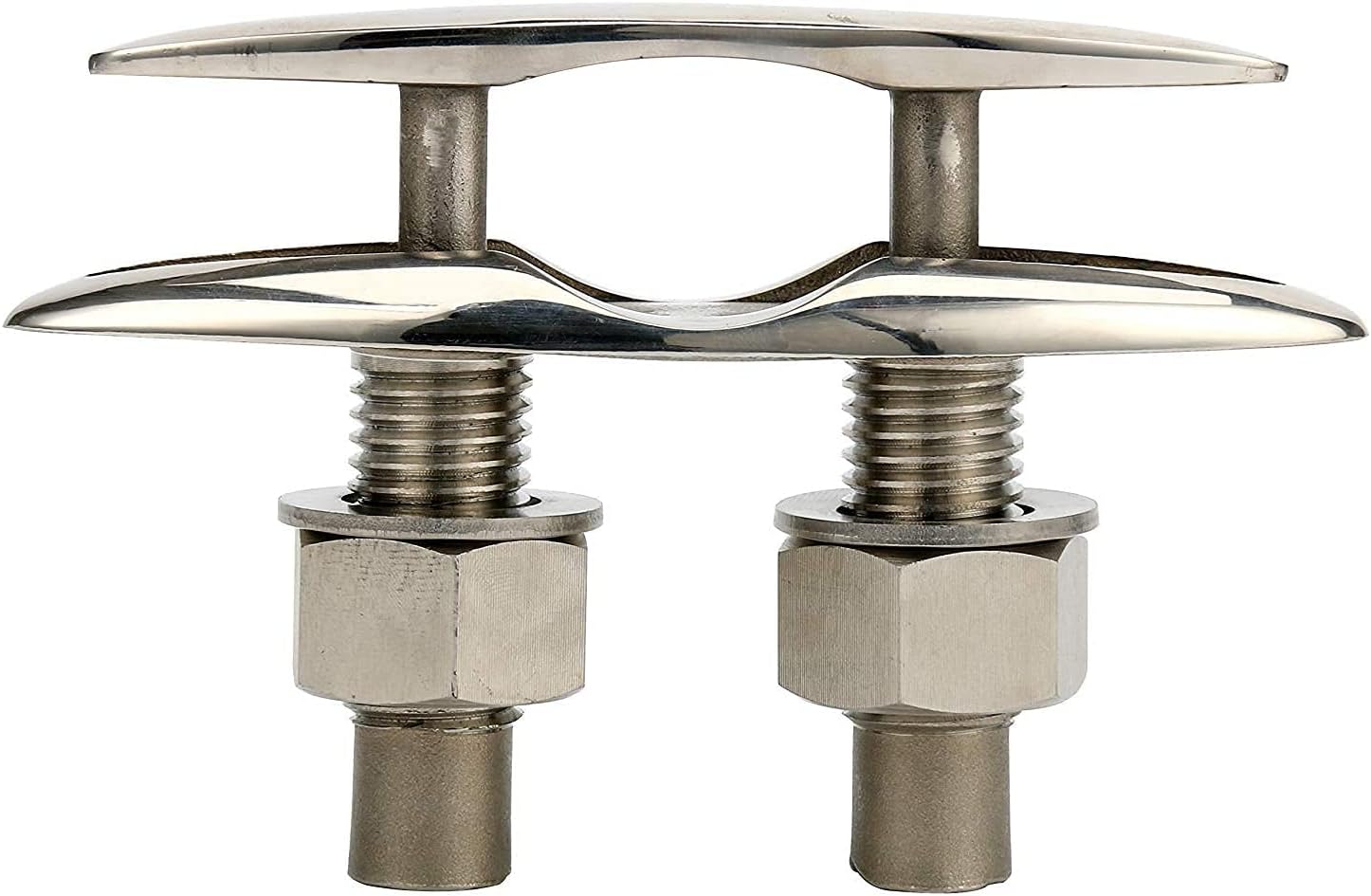 Amarine-made 4 Pack of Stainless Steel 316 Pull Up Cleat - 6-1/2" -M0098S