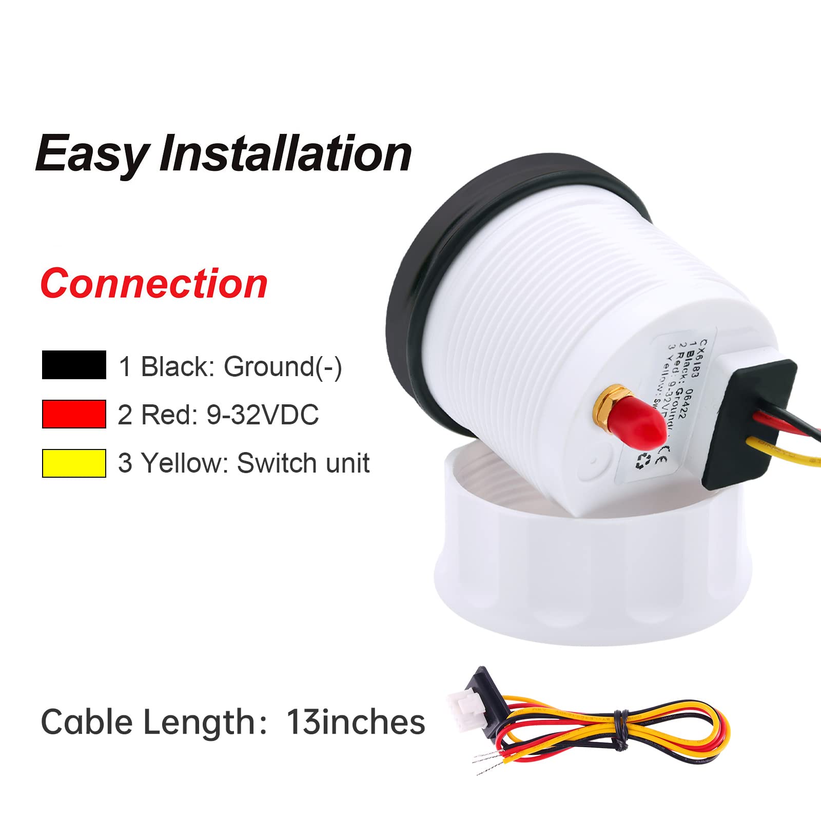 52 mm GPS tachimetro digitale impermeabile barca Km/h mph nodo antenna GPS regolabile 9-32 V fit auto camion moto marina