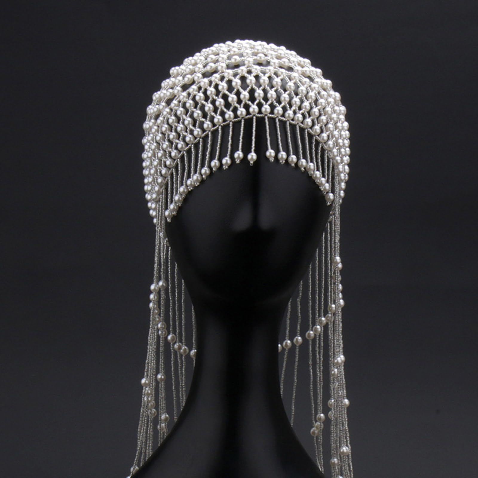 Fascia per capelli con perline e frange lunghe, accessorio unico per capelli per feste e matrimoni, migliora il tuo personale