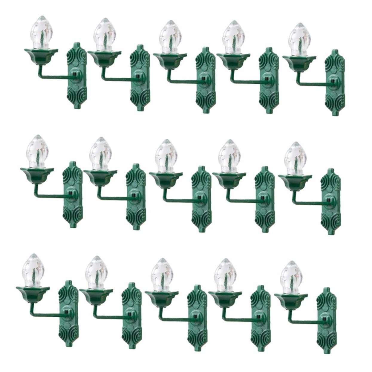 HANABASS 25pcs Lamp Model LED Furniture Interior Accessories Miniture House Furniture Fairy House Supplies Miniature LED Wall Lamp Miniature Wall Lamp Delicate Mini Wall Light Home Decor