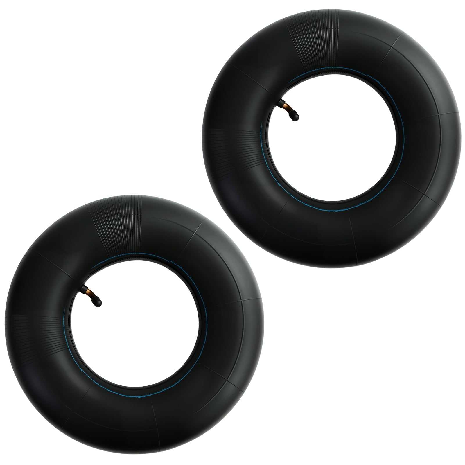 2 Pcs 3.50/4.00–6 Wheelbarrow Inner Tubes with Bent Valve, Inflatable inner tube Replacement for Barrow Hand Trucks Carts Trolley