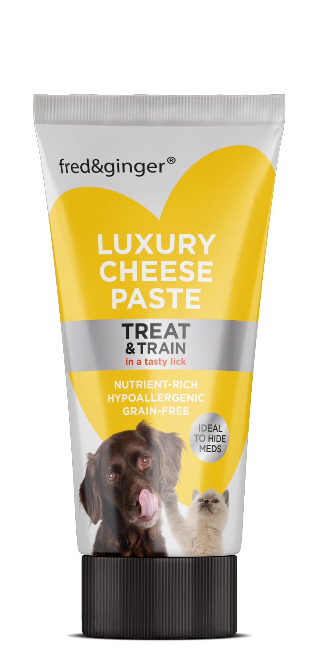 Cheese Paste Tube Treats for Dogs and Cats 75g (Pack of 6) Grain Free, Hypoallergenic Ideal Treat for Training Walks, Recall - Image 3