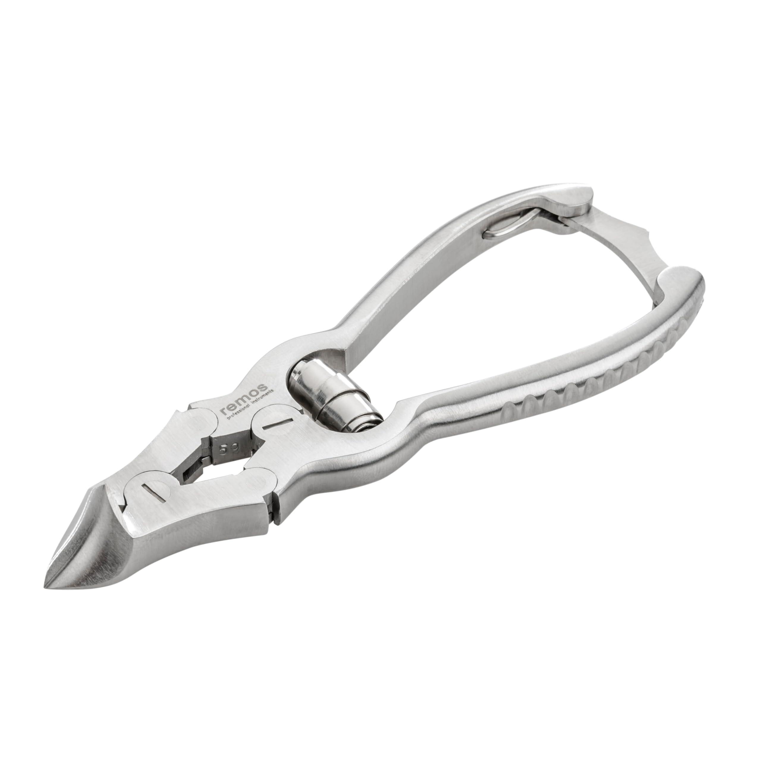 REMOS pince à pédicure avec traduction pour ongles épais avec deux pointes acier inoxydable 12cm