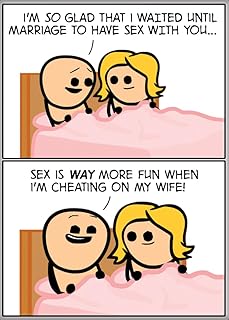 Ata-Boy Cyanide and Happiness Cheating On My Wife 2.5" x 3.5" Magnet