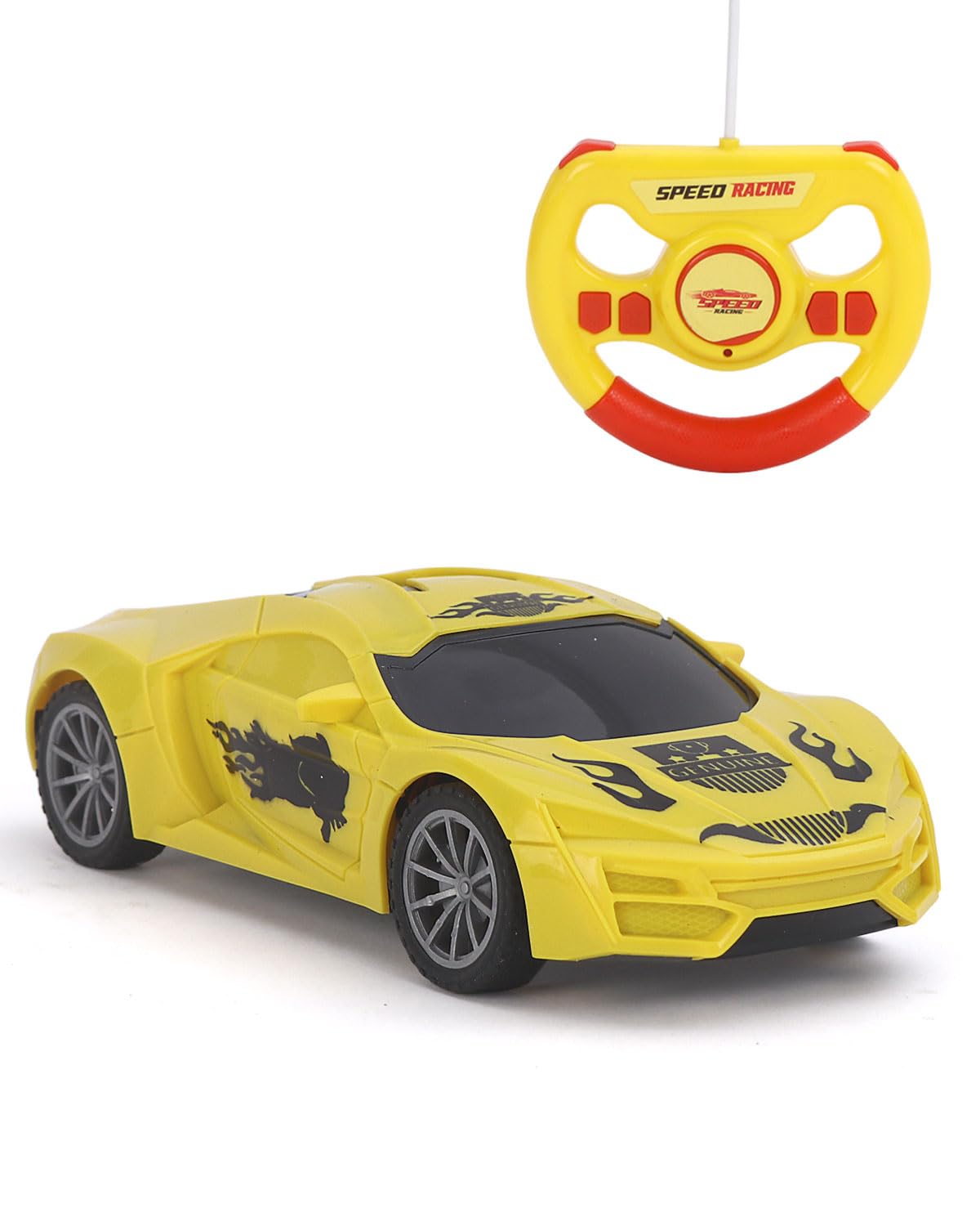 Play Nation Premium Speed Racing Remote Car Toy for Kids | 1:24 Scale Remote Control Racing/Sports Car | Motion Sensing Remote | Birthday Gift | BIS Certified | Yellow Color | 3+ Years (B0C2D7C3B2) Amazon Price History, Amazon Price Tracker