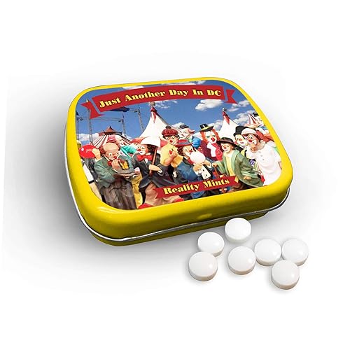 Miniatura 6 de Just Another Day in DC Mints - Payasos de circo, humor político novedoso para hombres y mujeres, mentas de aliento de chocolate, sin azúcar,