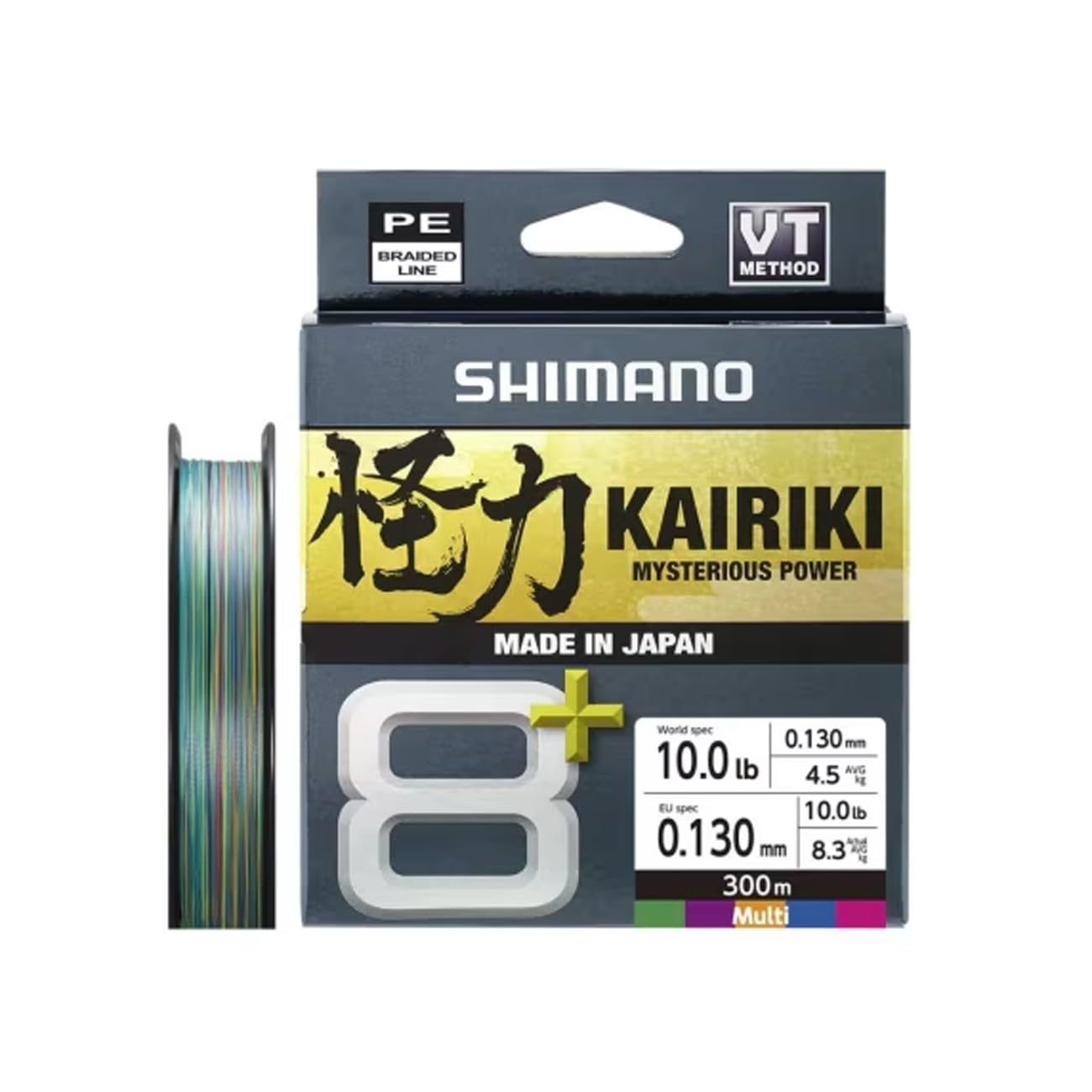 SHIMANO Line Kairiki 8+ - 300m 0.13mm 9.1kg Multi C.