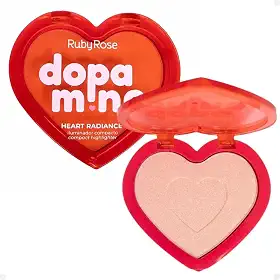 Iluminador Dopamine Heart Radiance Hbf16032 Moonlight Dust Ruby Rose