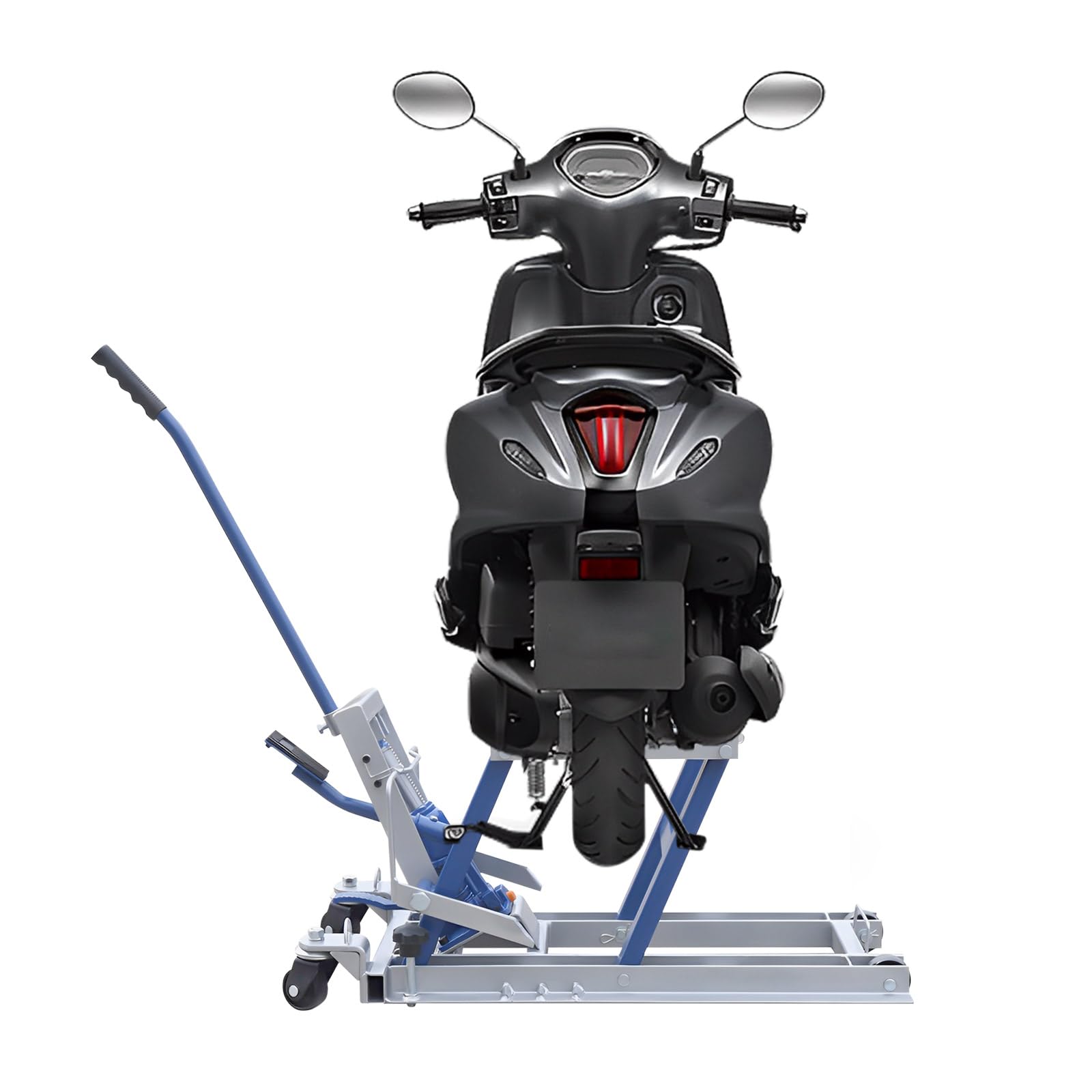 Sollevatore per Moto 680 kg 12-38,7 cm Altezza Regolabile Blu Argento