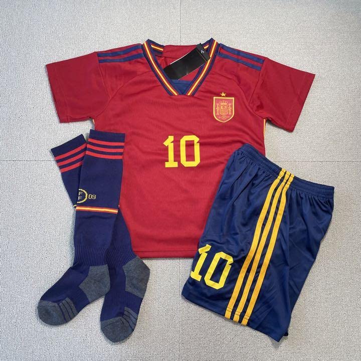 Amazon.co.jp: 子供130 スペイン代表 ペドリ サッカー ユニフォーム