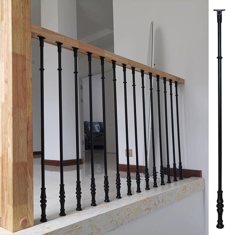 Balustrade de jardin en métal noir pour sublimer votre terrasse et sécuriser le grenier