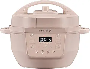 Instant Pot 4QT RIO Mini 7-in-1 Multi-Cooker, Pressure Cooker, Slow cook, Sauté, Steam, Rice Maker, Yogurt, & Warmer, Rosewater, 4 Quarts