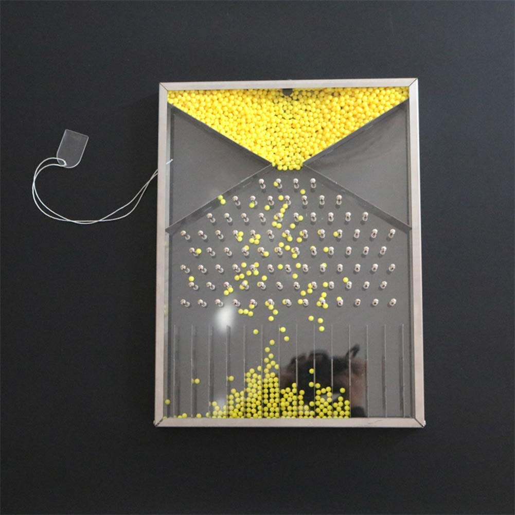 OLSKFUH Physical Experiment Model Dalton Board/Galton Board Physics Teaching Instrument Electromagnetism Teaching Aid