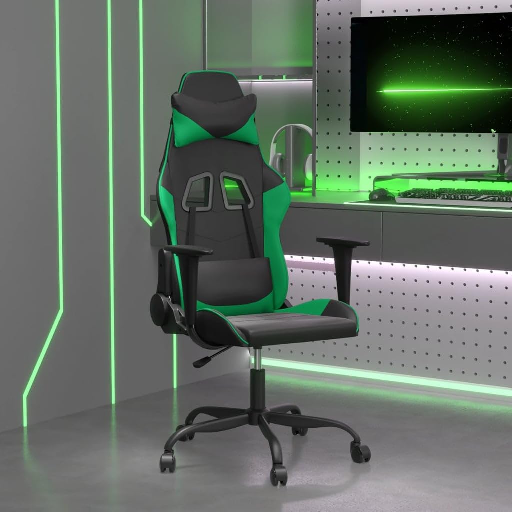 Chaise de jeu contre le mal de dos avec massage lombaire et assise réglable