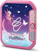 VTech - KidiSecrets Magic Glow, Journal Intime Électronique avec Code, 5 Activités et Jeux, Carnet Secret Papier avec...