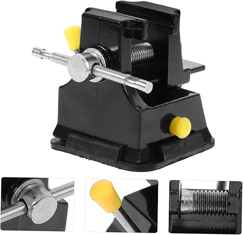 Miniatura 9 de DOITOOL 1 pieza de tornillo de banco pequeño abrazadera de mesa Herramientas de joyería Herramientas de encuadre de mesa Prensa taladro Prensa