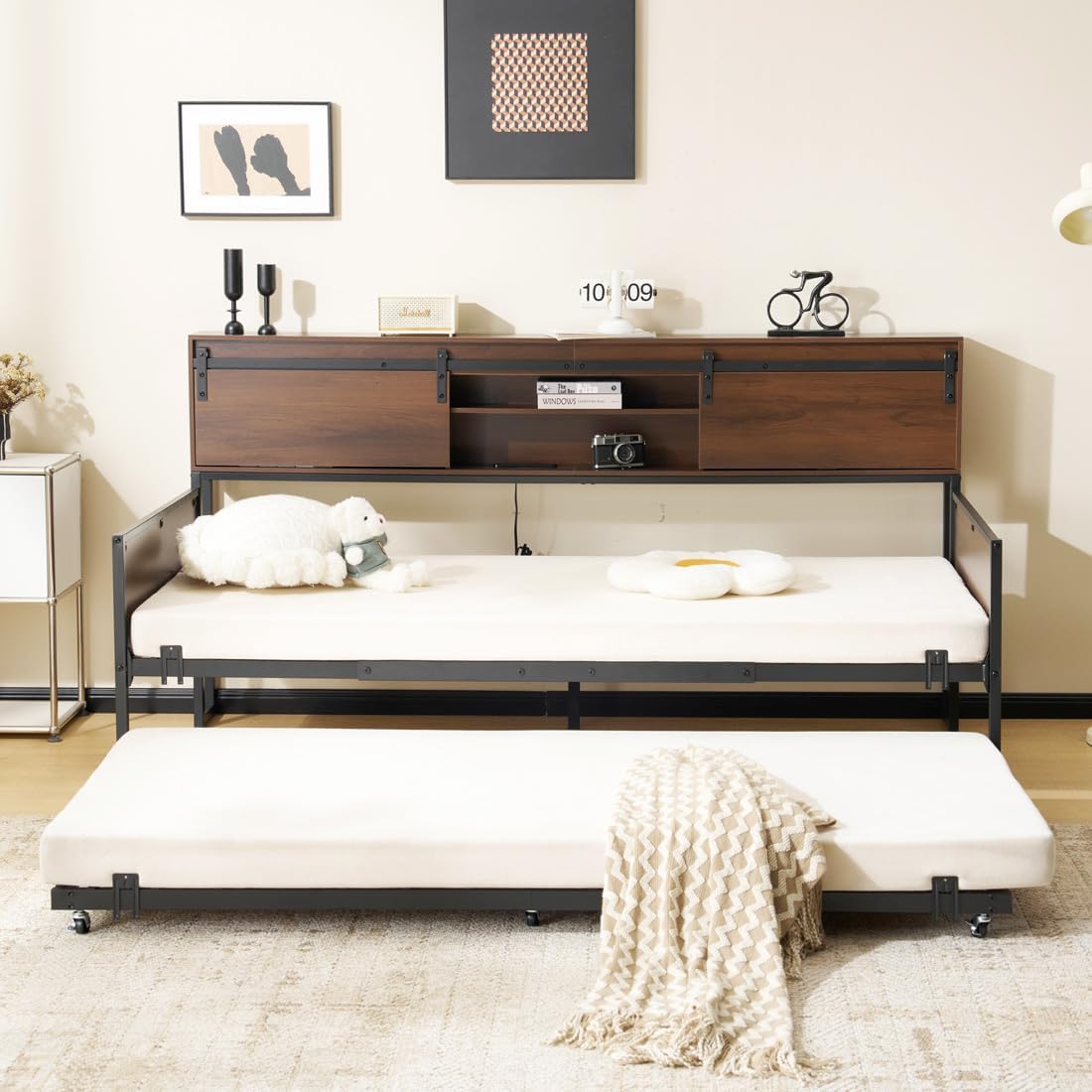 JWallflower IKEA/子供用ベッドMINNEN (ブラック) JWallflower IKEA/子供用ベッドMINNEN (ブラック) IKEA/イケア子供用