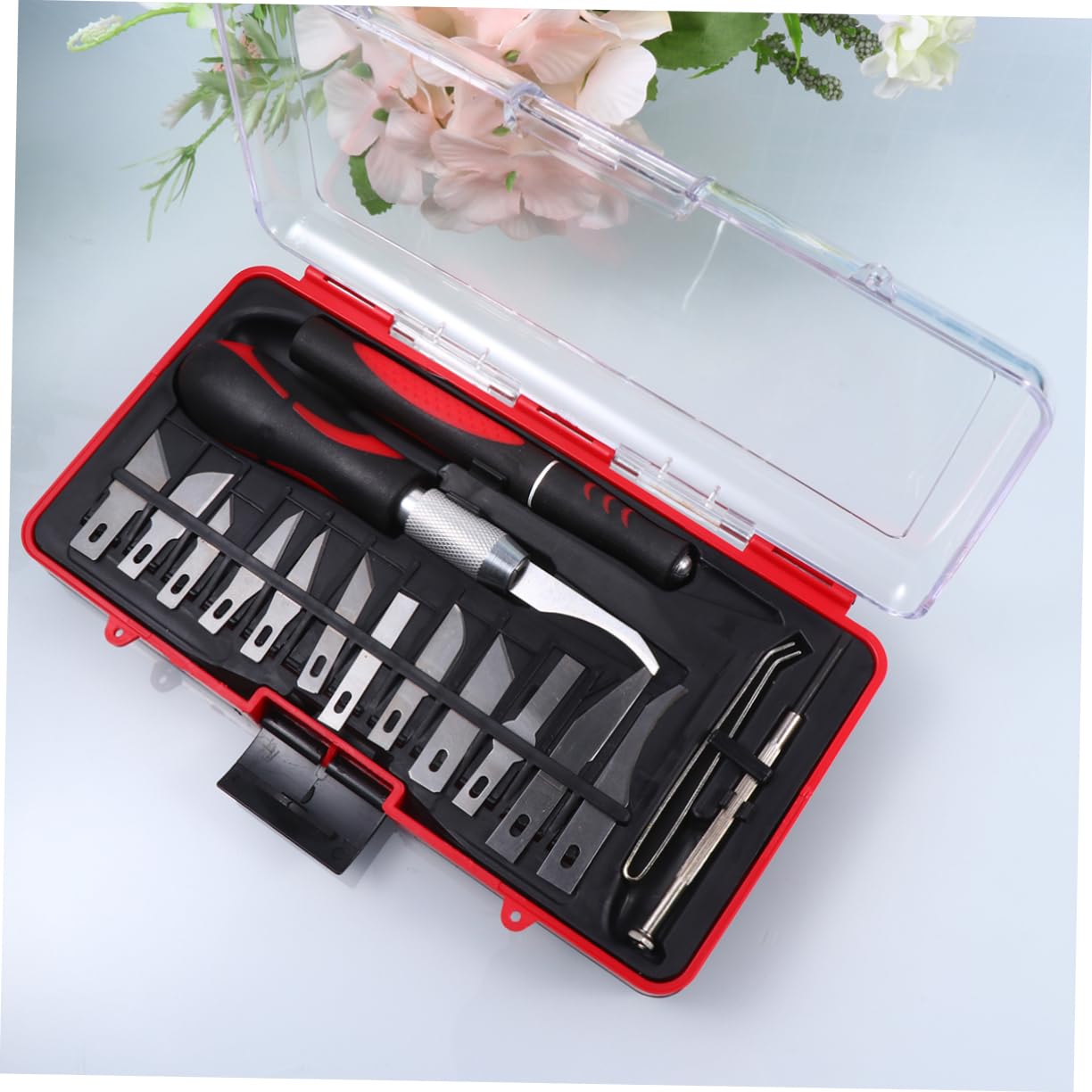 16St Schnitzmesser DIY-Werkzeuge Stichelstift Holzbearbeitungsmesser-Kit Schnitzstift Holzschnitt handwerkzeug holzwerkzeug für die Holzbearbeitung Stift