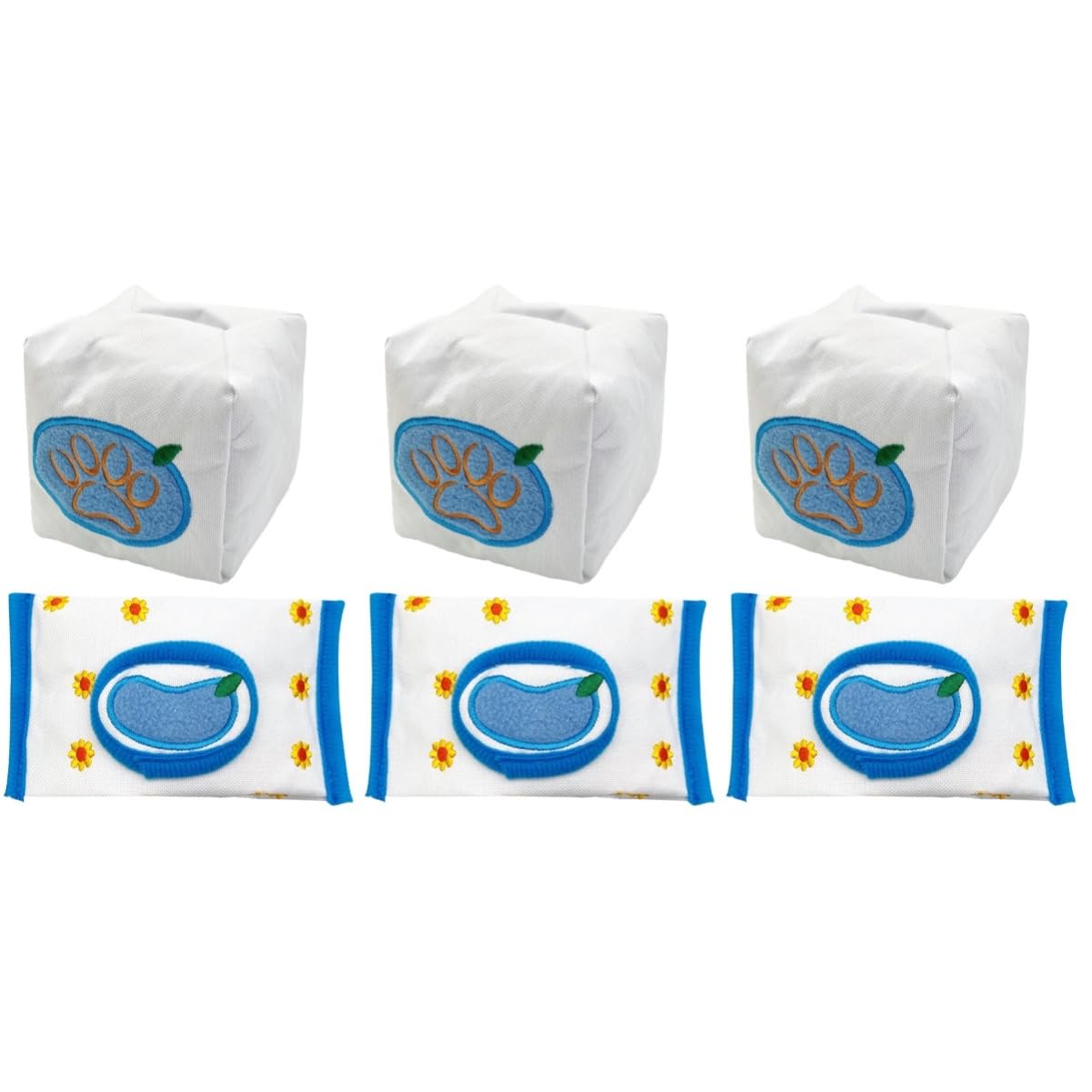 POPETPOP 6piezas Juguetes Interactivos para Perros Alfombra Olfativa De Entrenamiento para Perros Juguetes De Búsqueda De Comida Diseño De Extracción De Papel Estimula El Olfato y