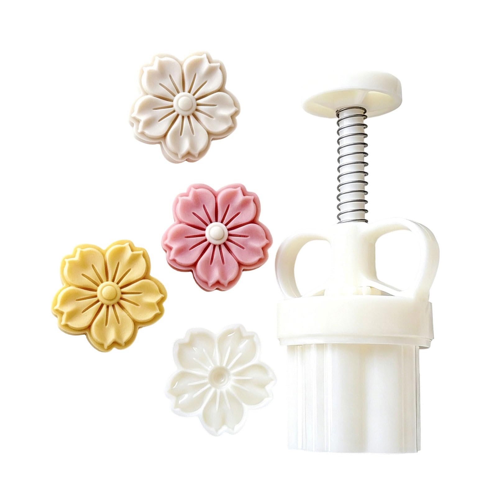 MALSSE Moons Cake Molds Cookie Stamps Dessert Baking Tool Hand Pressure Chinese Pastries for Celebration and Gatherings Festival Cake Making Equipment