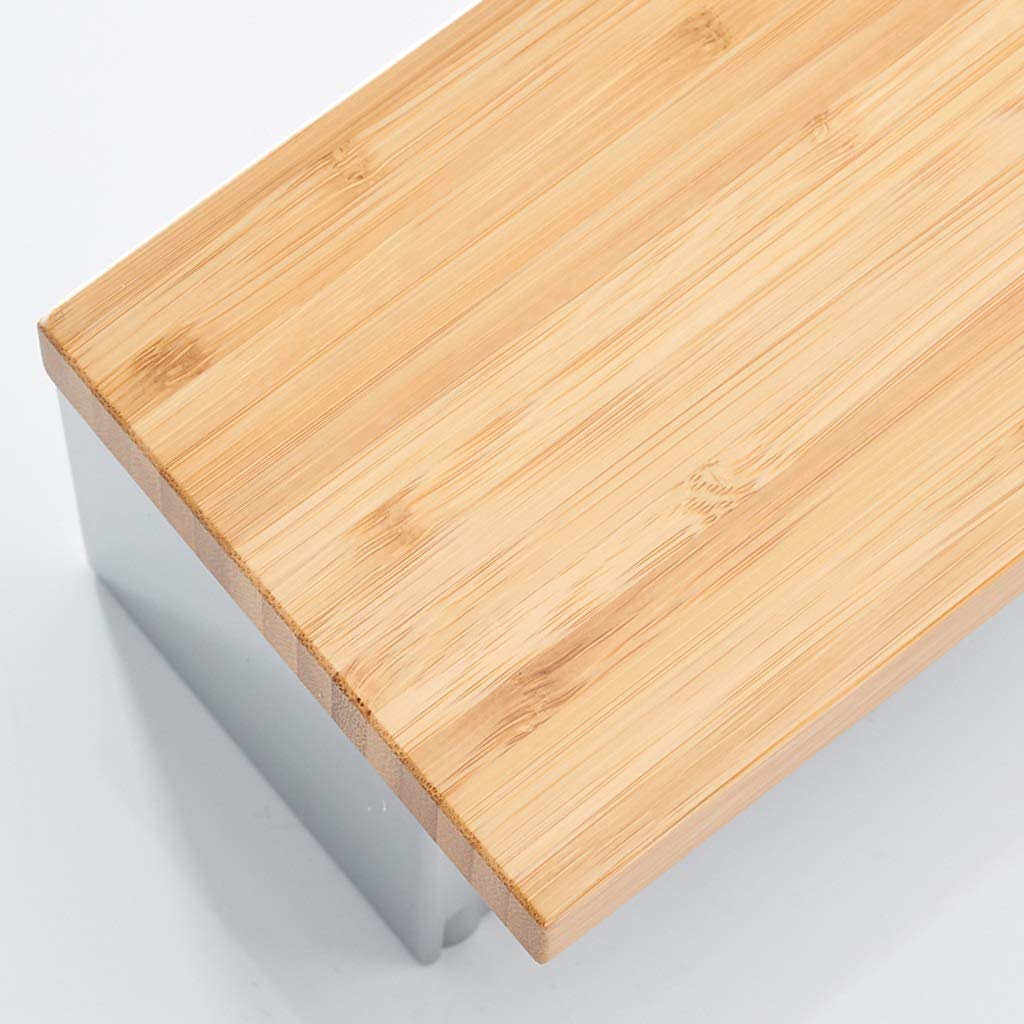 Porta Carta igienica Distributore di Carta Asciugamano Doppio a Doppio Strato Bamboo Distributore di Carta igienica con dispensatore a rulli da Parete a Muro La Migliore Decorazione