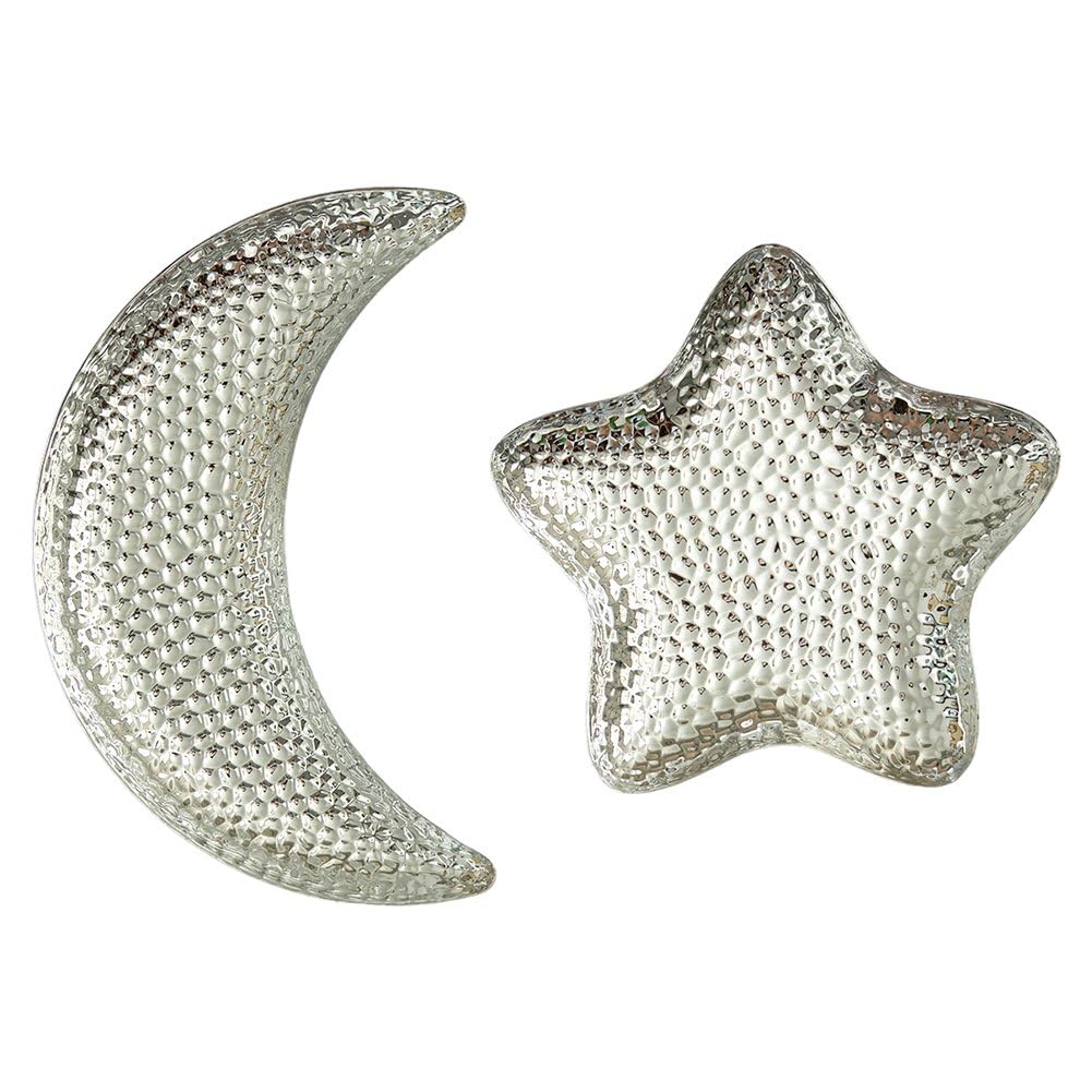 Plats à bijoux et assiettes à dessert en fer forgé durable au design astro moderne