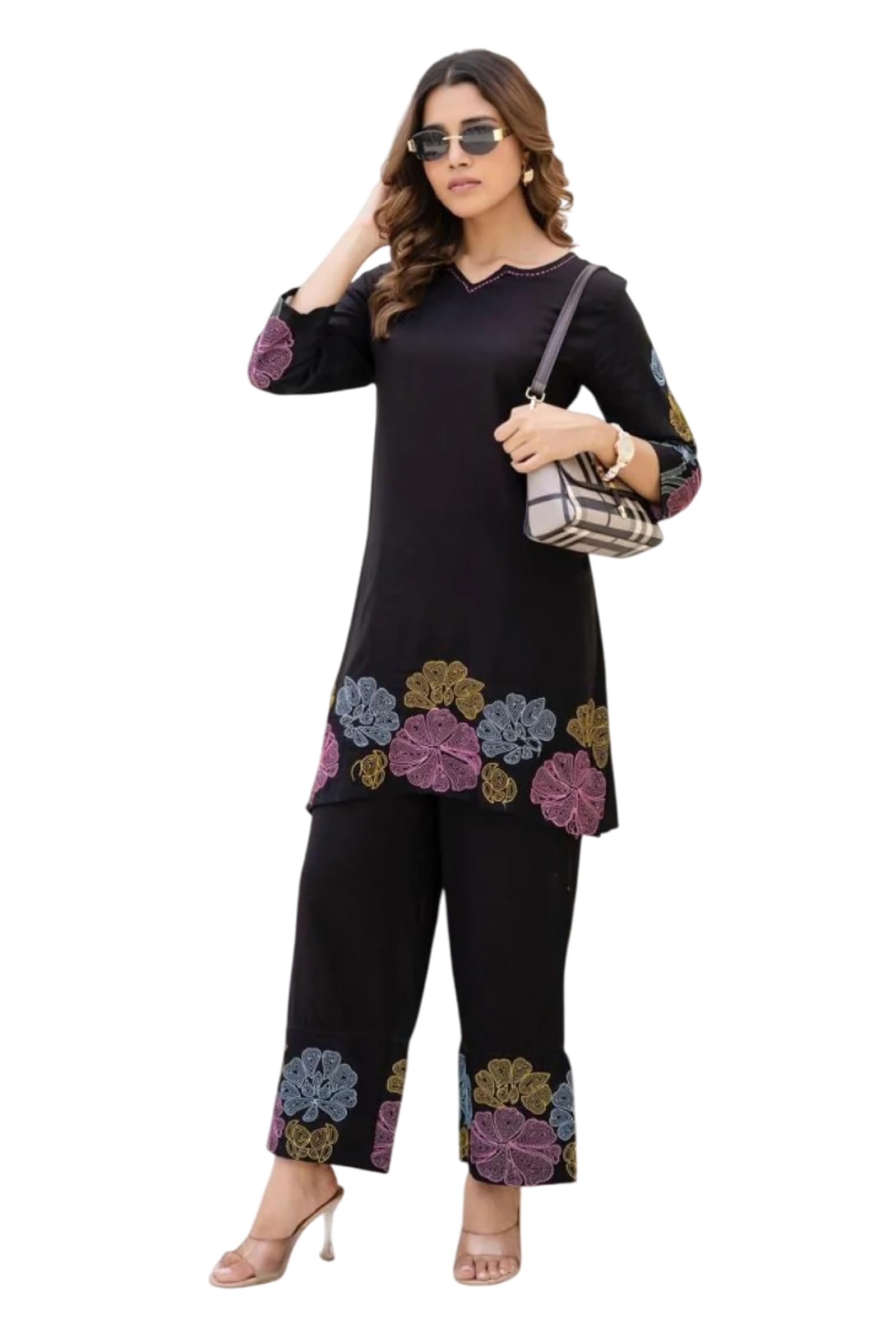 asmeriyo Women Co Ord Set || embroidery Co Ord Set || Kurta For Woman (210-A-B-C-D-2)-picture-51