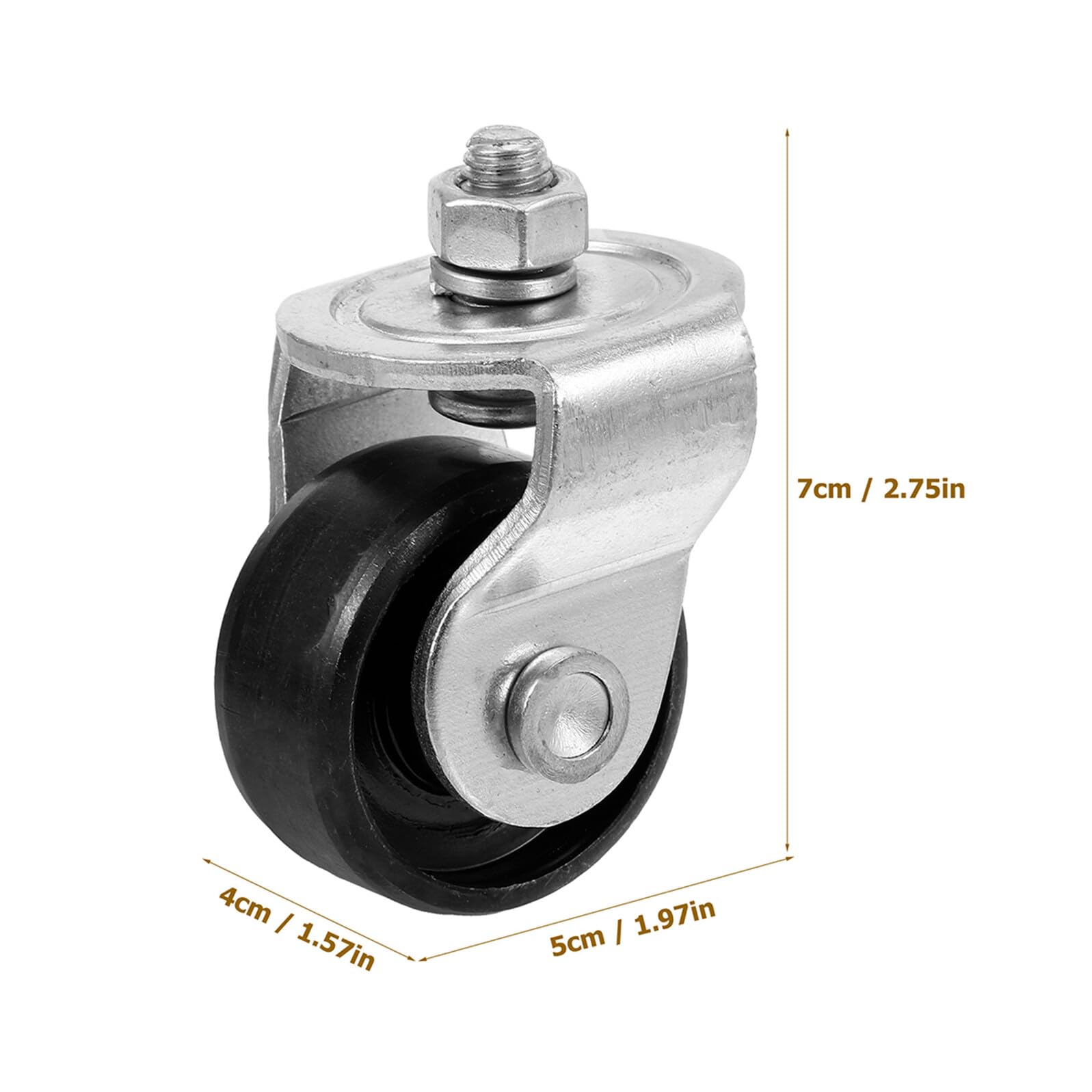 Lot de 2 roulettes de cric hydrauliques pour cric 2 tonnes