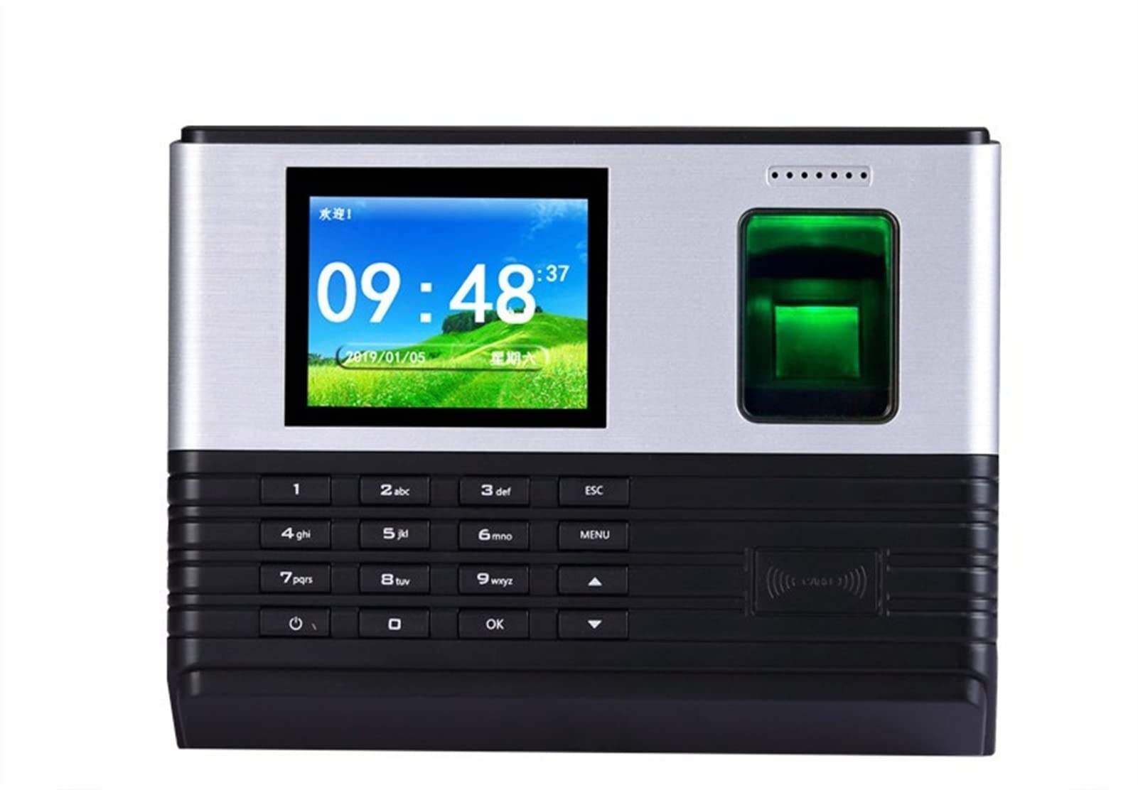Tempo Free Software/Fingerprint presenza di tempo macchina WI-FI TCPIP U Disk Comunicazione impronte digitali Time Card A1 .Per ufficio, compagnia