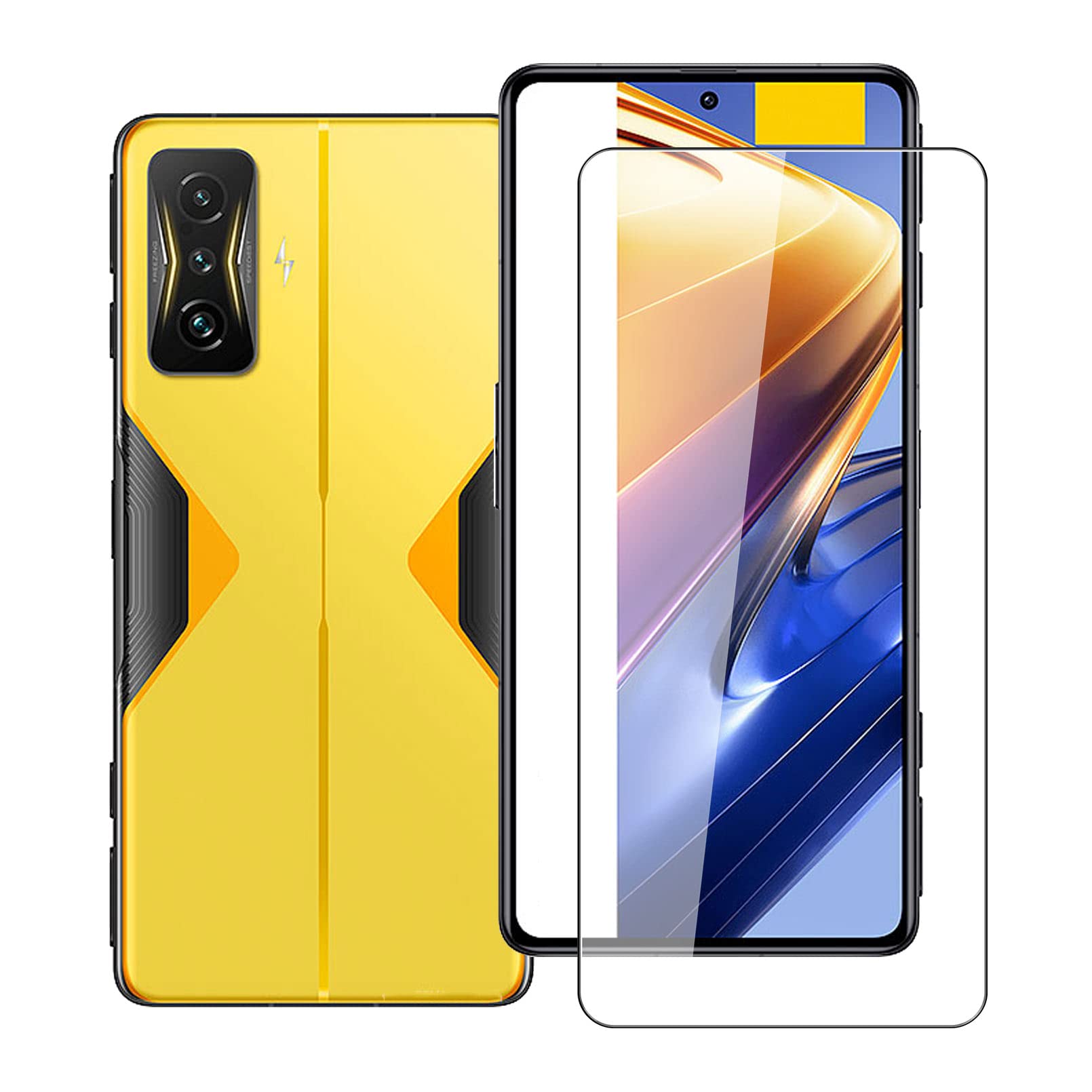DOINK Vetro Temperato Per Xiaomi Poco F4 GT – 2 Pezzi Pellicola Protettiva 9H – Copertura Totale E Anti-impronta