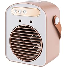Air Cooler - 3 Speed Mini Personal Cooling AC | 500ml Water Tank Portable Air Conditioner, Compact Desk Air Circulation Fan, Home Office Outdoor Car | Evaporative Cooling Device for Bedroom Room Desk