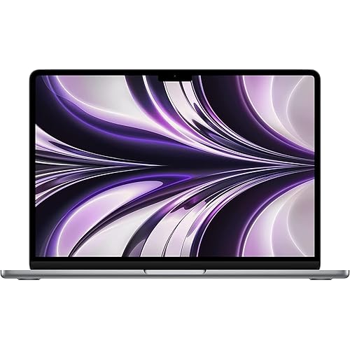 2022 Apple MacBook Air with Apple M2 Chip (13-inch, 8GB RAM, 512GB SSD Storage) (QWERTY English) Space Gray (Renewed)