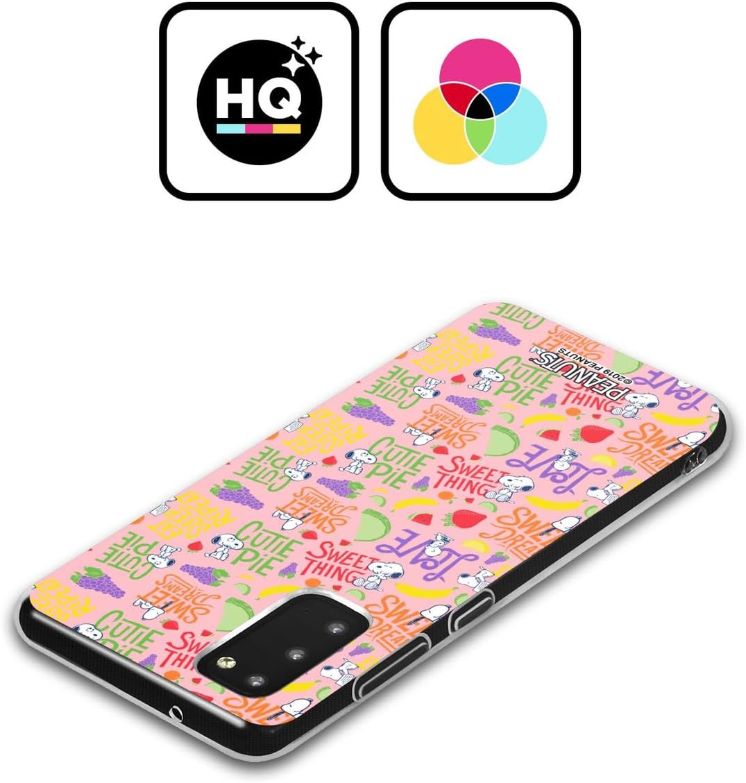 Head Case Designs Officially Licensed Peanuts Sweet Snoopy Naturally Sweet Gel Case [Military Grade Protection] Compatible with Samsung Galaxy S23 Ultra 5G and Compatible with MagSafe