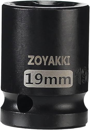 Miniatura 248 de Enchufe de impacto de 6 PT de 1/2" x 0.827 in de profundidad, CR-MO, 1/2 pulgada de accionamiento de 6 puntos para una fácil extracción