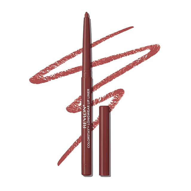 Revlon Colorstay Lip Liner Makeup with Built-in-Sharpener Longwear Rich Colors Smooth Application 660 Mauve 0 01 oz