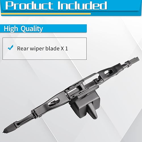 Miniatura 6 de Limpiaparabrisas trasero, repuesto para Toyota FJ Cruiser 2007-2017  Reemplazo del conjunto del limpiaparabrisas trasero ZOFFI  Ventana de limpieza
