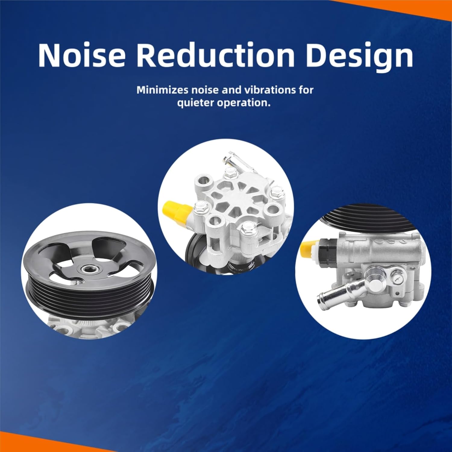 Power Steering Pump with Pulley Compatible with 2007-2012 Lexus ES350 2005-2012 Toyota Avalon 2007-2011 Toyota Camry 3.5L V6 2GR-FE Without Reservoir | Replace# 21-5498